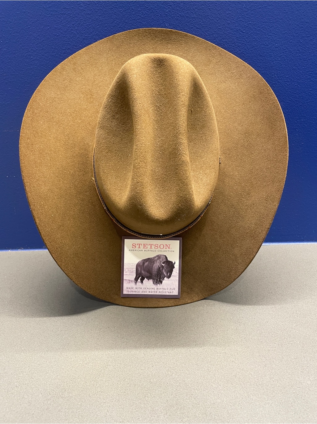 Stetson Powder River Buffalo Fur Felt Western Hat